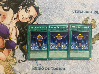 LEVEL LIMIT - AREA B PORTUGUESE PLAYSET 3X SD3-EN024 PT024 NEAR MINT YUGIOH