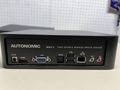 Autonomic MMS-2 2 Source Smart Media Server