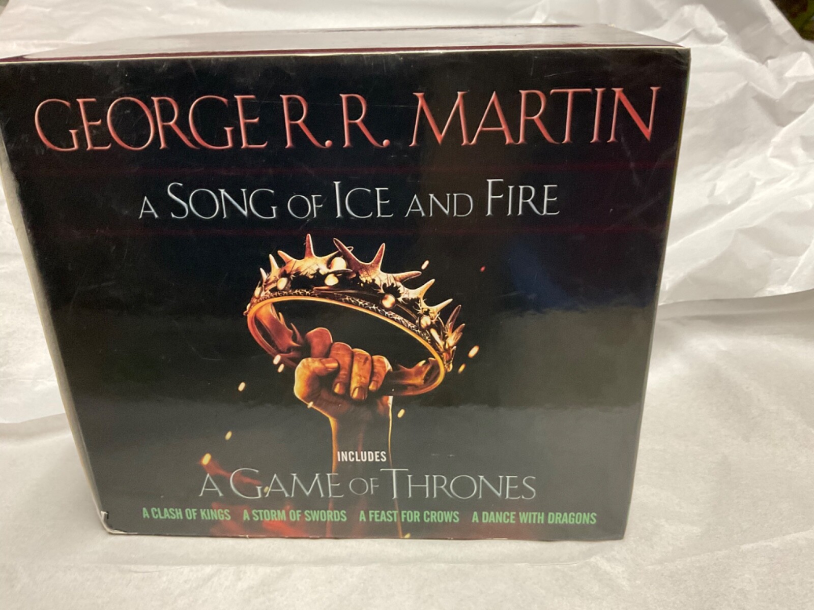 George R. R. Martin's Game of Thrones 5 Book Boxed set Very George R. R. Martin's Game of Thrones 5 Book Boxed set Very