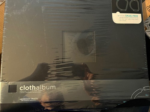 Brand NEW, American Crafts - Cloth Album - 12x12 D-Ring Albu