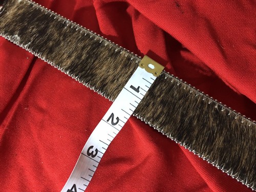 Western Rhinestone Fur Leather Mexico Belt Buckle Bling Cross XLarge Vtg