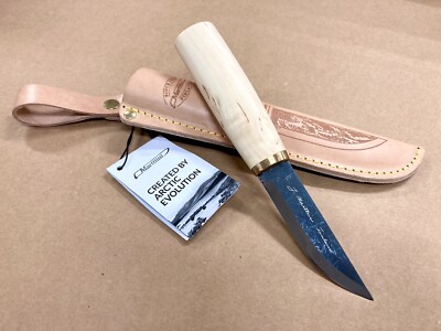 Marttiini Arctic Carving Knife Carbon Puukko Finland Bushcraft Scandinavian NEW!
