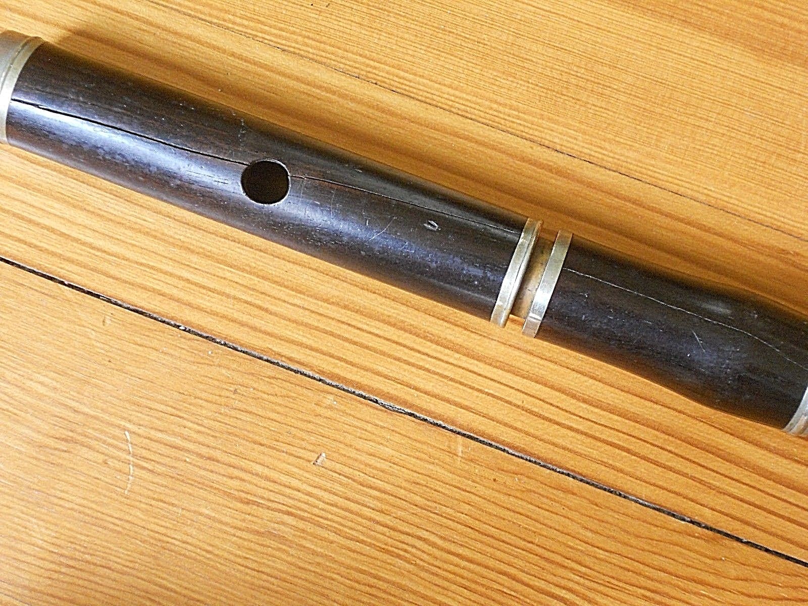 Antique 8 Keyed Wooden Flute for Repair 06291812DH