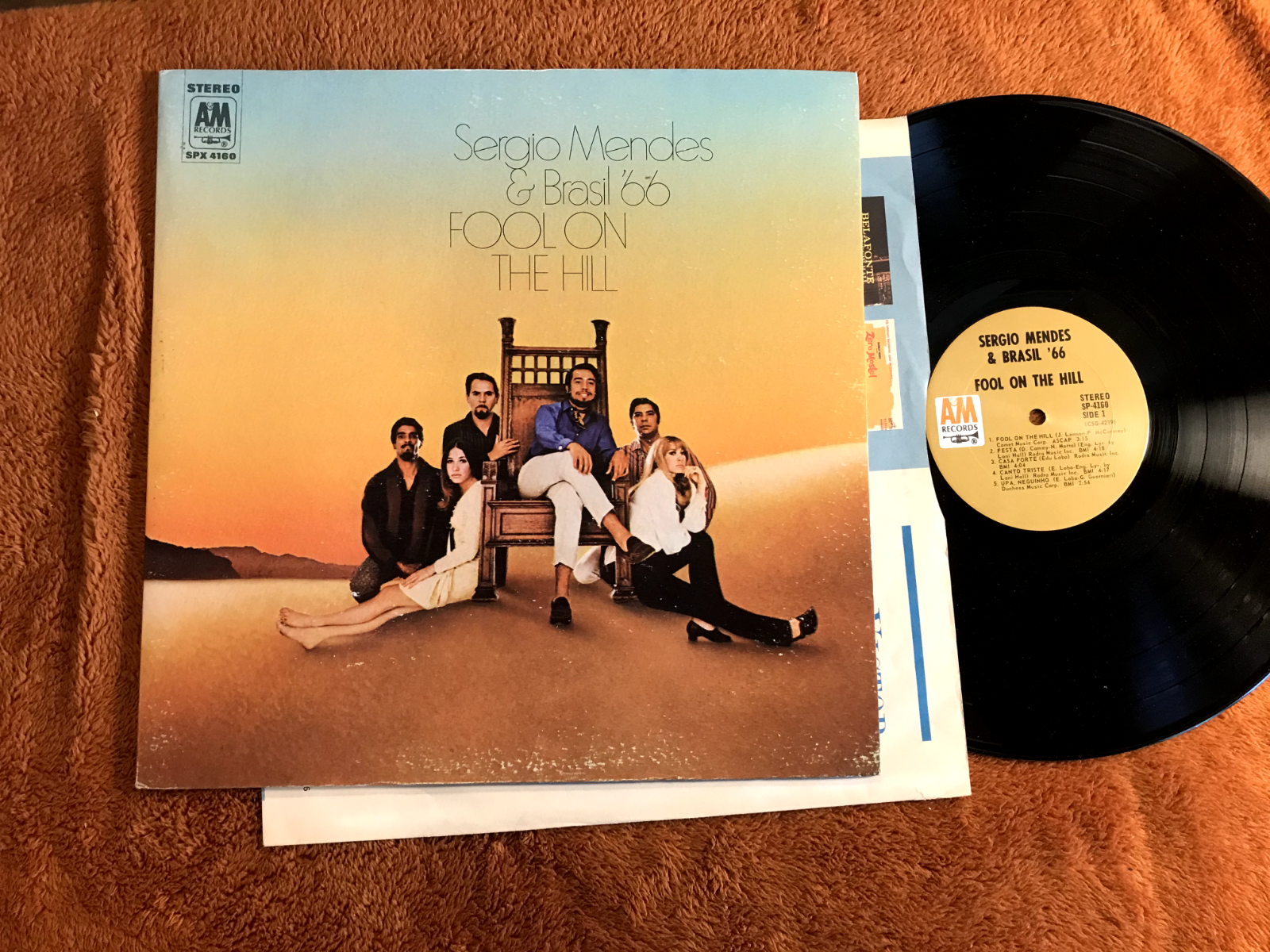 SERGIO MENDES & BRASIL '66 FOOL ON THE HILL SPX-4160 LP SERGIO MENDES & BRASIL '66 FOOL ON THE HILL SPX-4160 LP