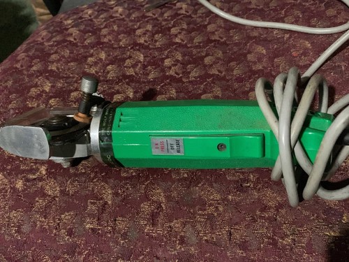 Wolf Pup Electric Rotary Handheld Fabric Cloth Cutter With Guard @G