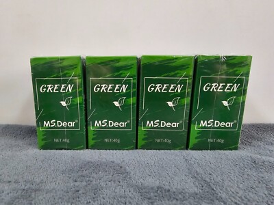 4 pcs Green Tea Mask for Face, Blackhead Remover with Green Tea Extract, Deep Po