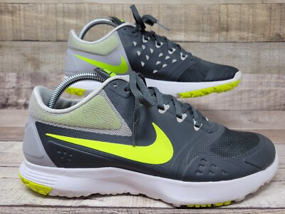 Nike FS Lite Trainer 2 Gray Running Training Jogging Shoes Sneakers Men Size 8.5