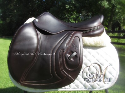 18'' CWD 2GS HUNTER CALFSKIN SE25 close contact jumping saddle 3L flap-2019 MODEL