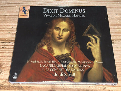 Dixit Dominus Vivaldi Mozart Handel JORDI SAVALL ALIAVOX SACD NEW SEALED