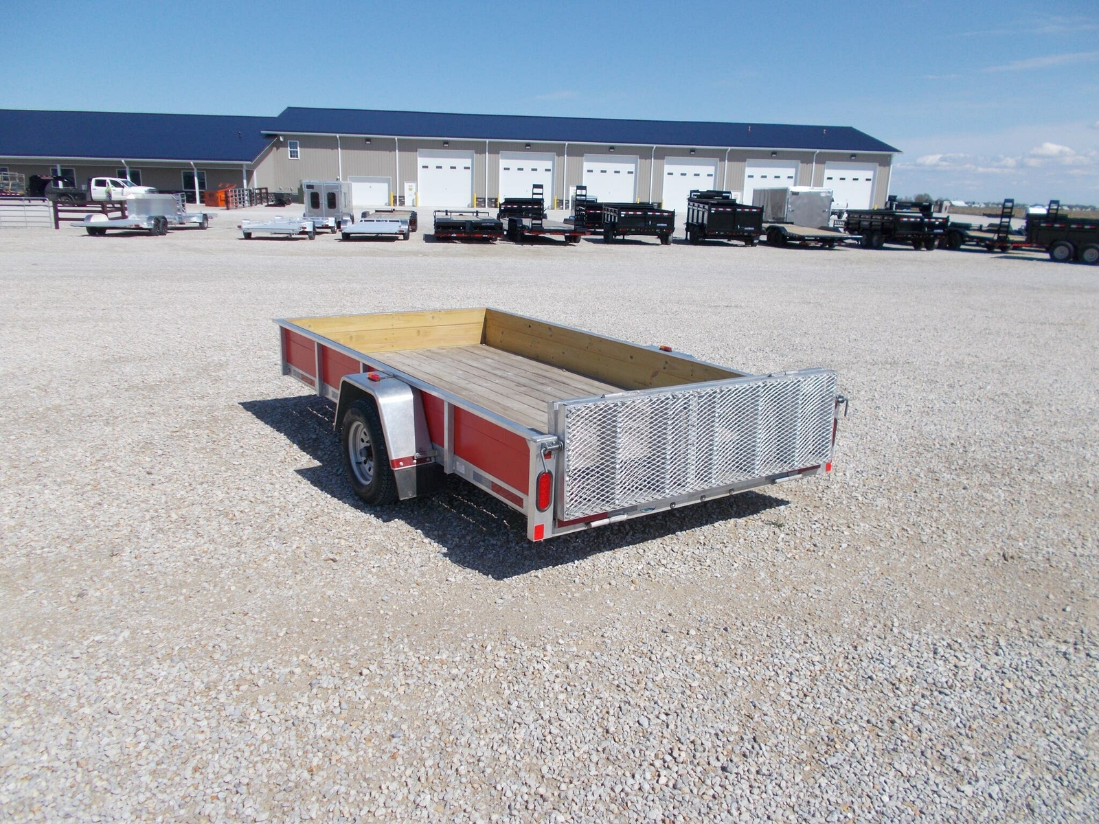 2013 Lightning Trailers Used 70X12 Aluminum Utility Trailer eBay