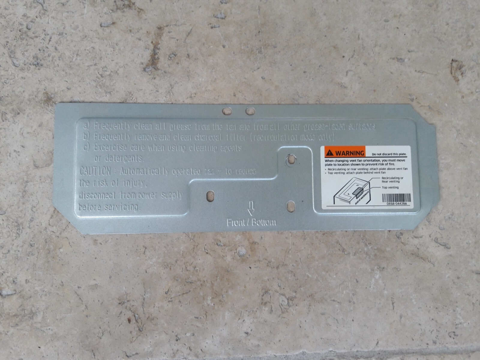 DE68-04428A SAMSUNG MICROWAVE MOTOR COVER DE68-04428A | eBay