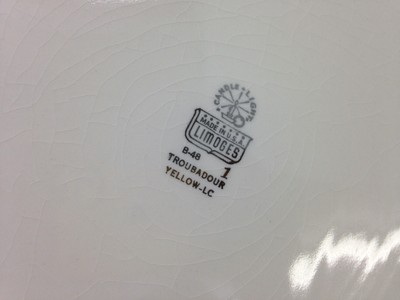 Candlelight Limoges Troubadour Yellow LC B48 15x12 Platter