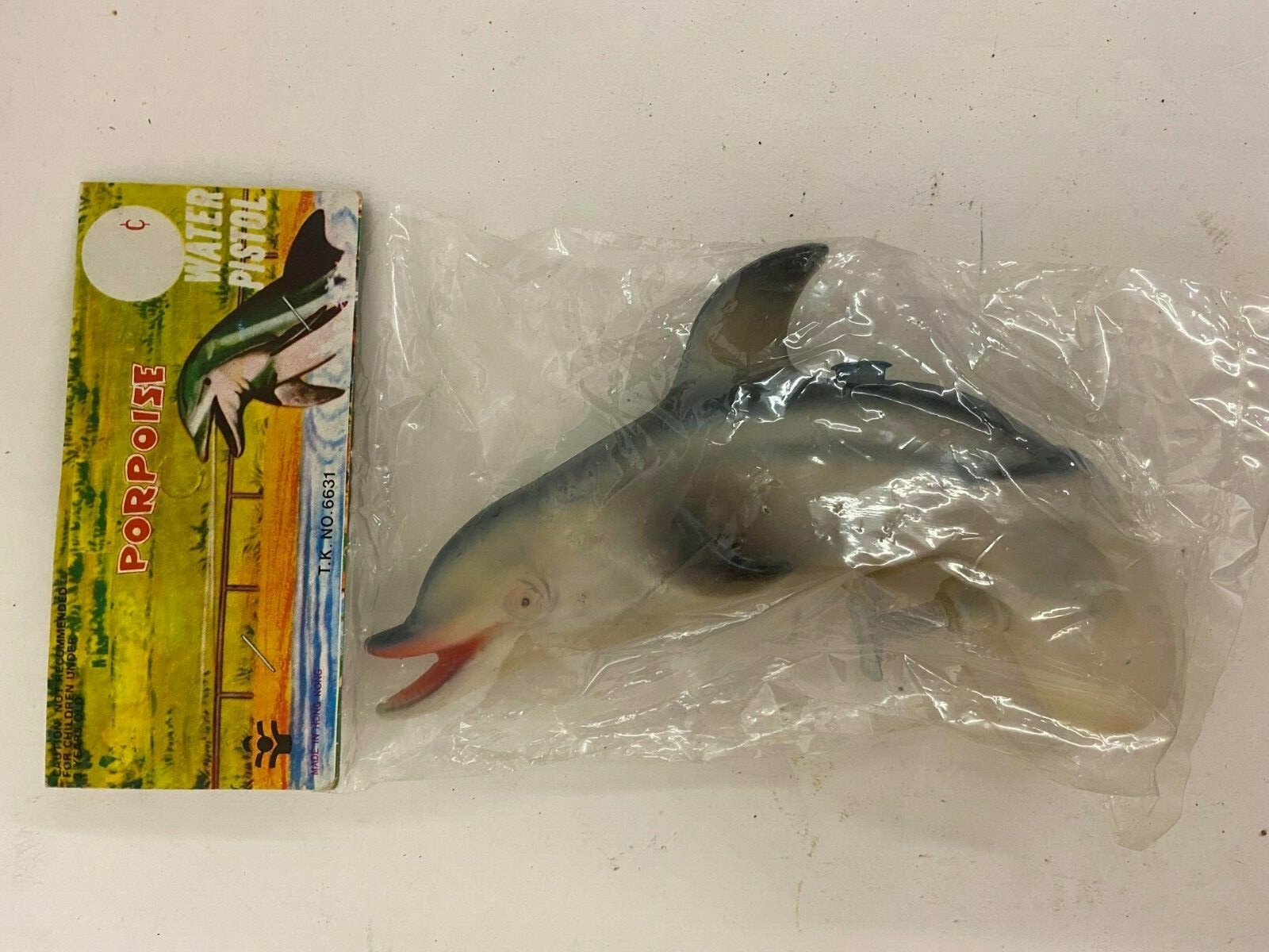 Flipper Knock off Vintage 1960's Dolphin Plastic Toy Squirt