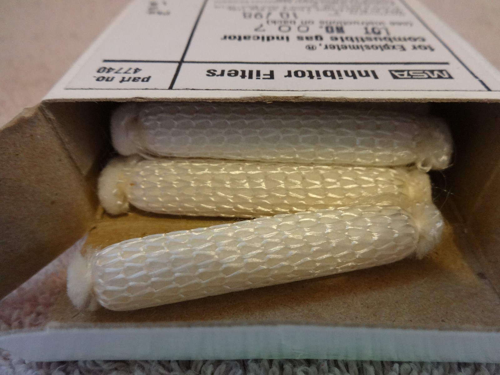 MSA 47740 FILTER INHIBITOR  10 PACK NEW IN BOX MSA47740 EXPLOSIMETER INDICATOR