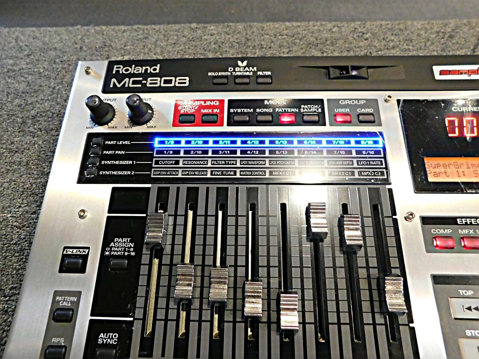 Roland MC-808 Groovebox Drum Machine and Sampler