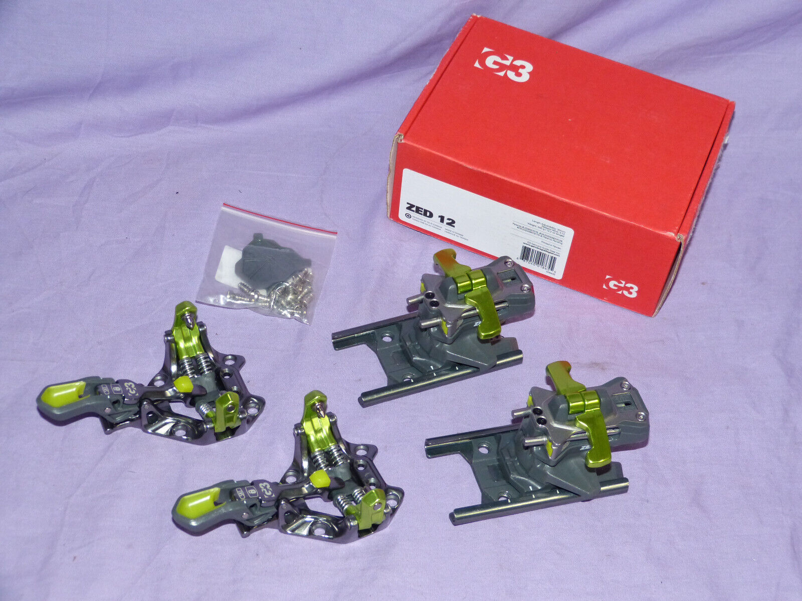 G3 ZED 12 AT Alpine Touring Ski Bindings Brand NEW! ❆ no G3 ZED 12 AT Alpine Touring Ski Bindings Brand NEW! ❆ no