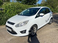 2014 Ford C-Max 1.6 Zetec 5dr White 76k Miles Years MOT Warranty MPV Petrol Manu