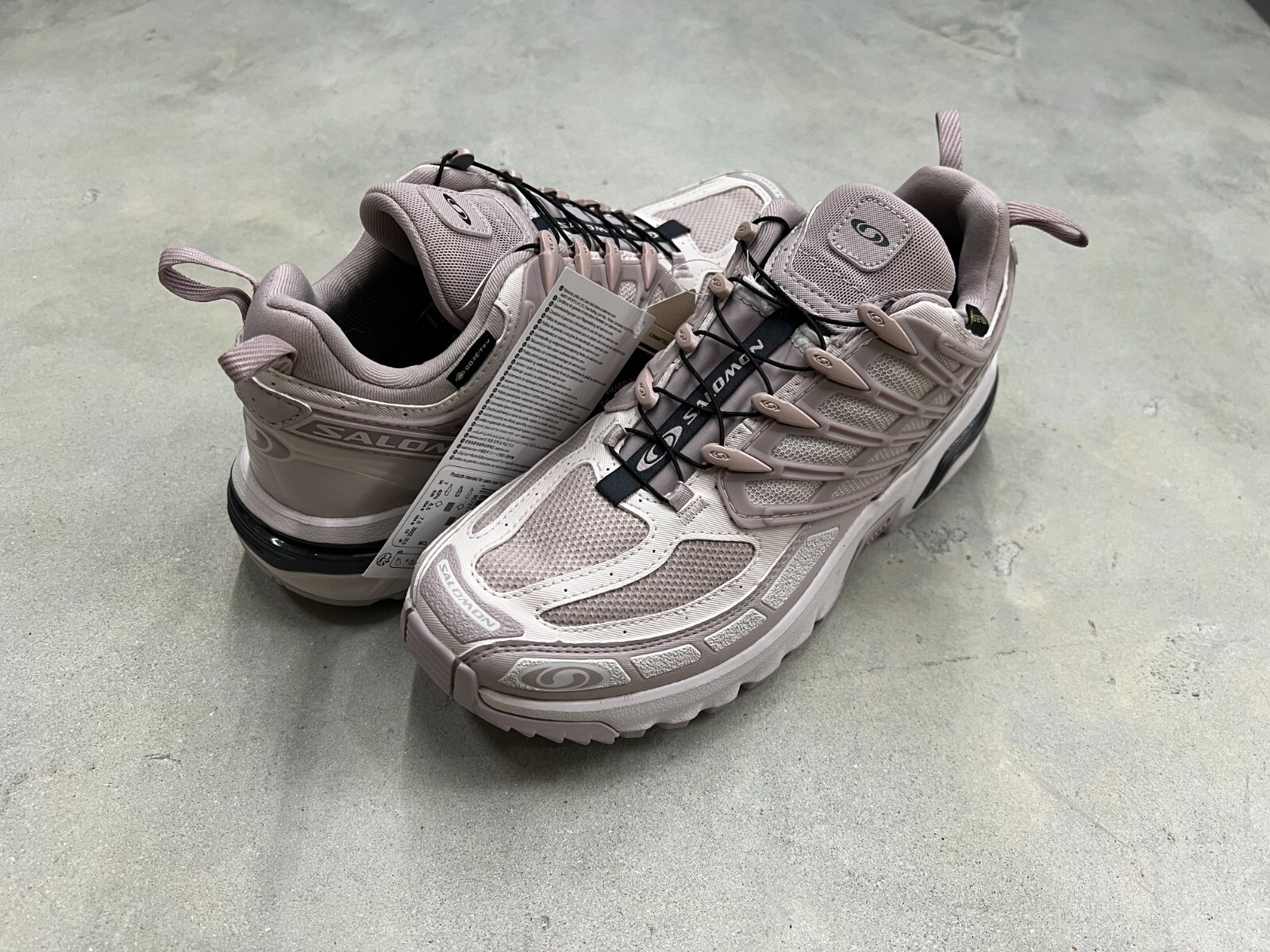 Salomon Men's ACS Pro GTX Gore-Tex Cloud Gray Lilac Ash Nine