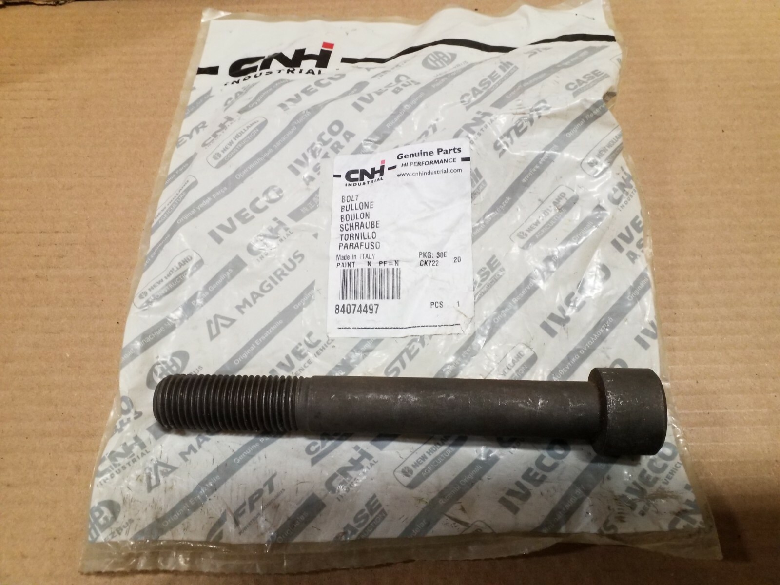CNH 84074497 Bolt - New Holland 590, 590C, 595 Big Baler