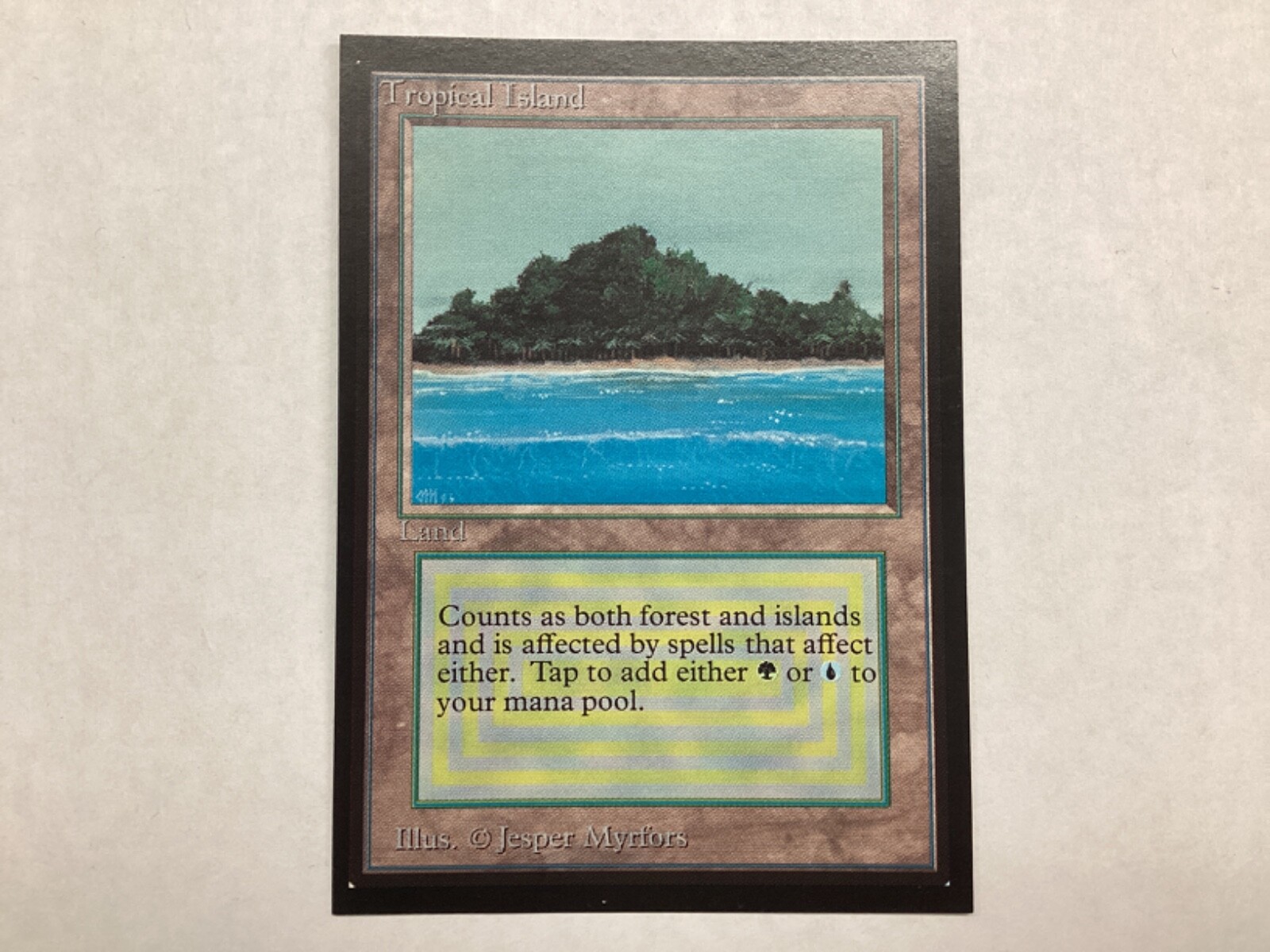 MTG Collectors' Edition TROPICAL ISLAND NM (BIN0232) Graded