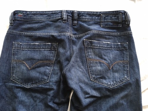 Men's DIESEL @ KOFFHA RELAXED BOOTCUT Denim Jeans 36x 28 | eBay