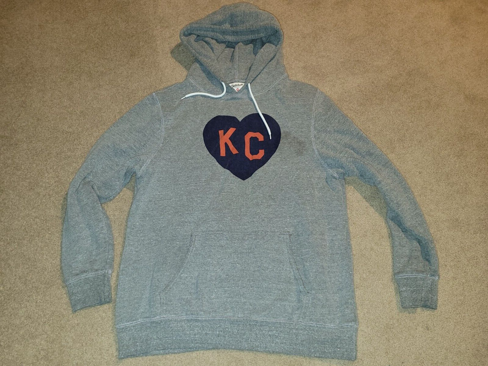 Charlie Hustle Kansas City Heart Hoodie Sweatshirt Adult 2XL XXL