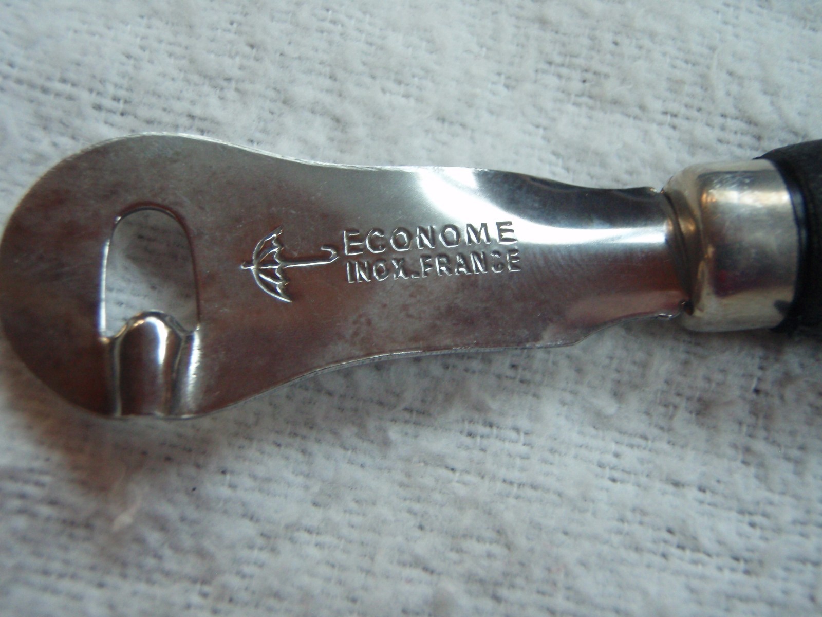 Set of 2 Citrus Zester Grater  Econome Inox France black handle