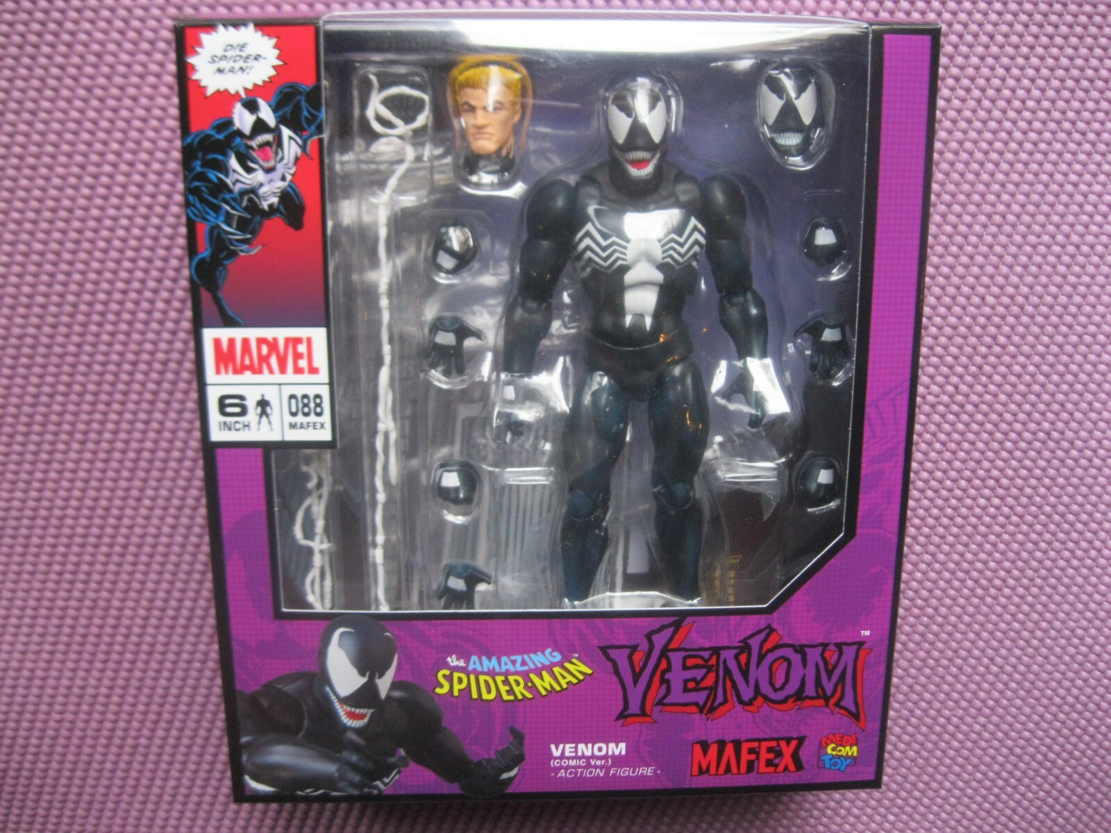 MAFEX Venom Comic Version Action Figure 100 Authentic & Complete spidermanのeBay公認海外通販｜セカイモン