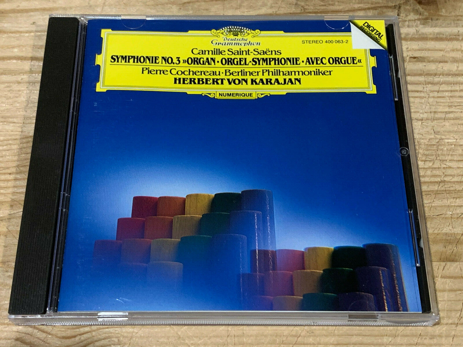 Saint-Saens Organ Symphony COCHEREAU KARAJAN DGG CD 400063-2