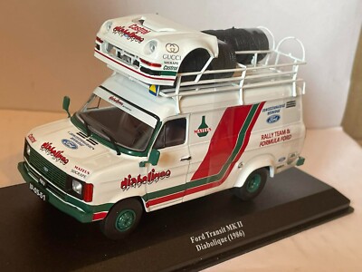 1/43 FORD TRANSIT "DIABOLIQUE" ASSISTANCE SERVICE VAN RALLY TEAM RS200 1986