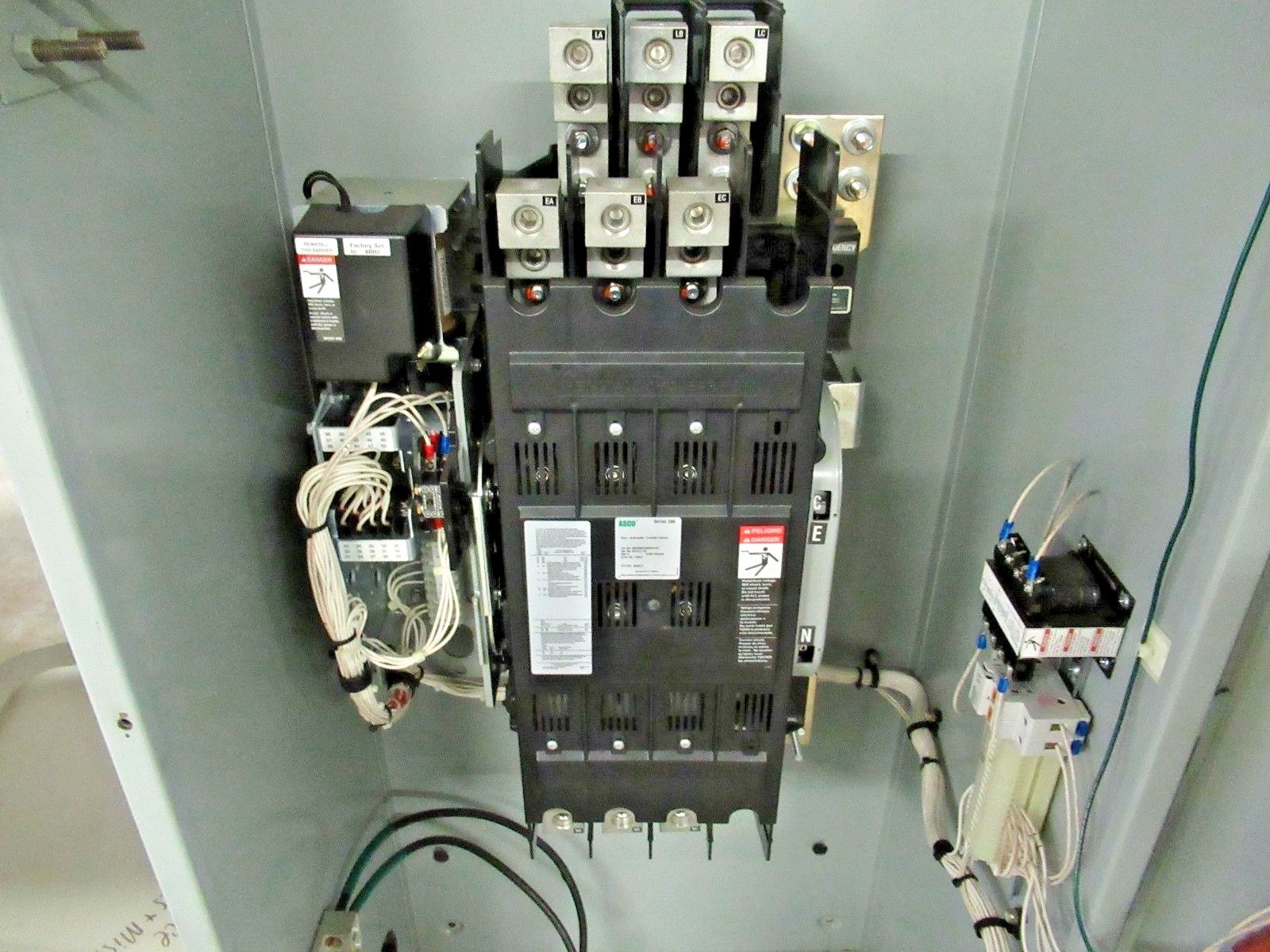 ASCO NON-AUTOMATIC TRANSFER SWITCH 600 AMP J00386A30600Q1XC