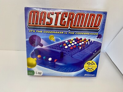 Pressman Mastermind Board Game Codemaker Vs. Codebreaker 2009 New Sealed Hasbro