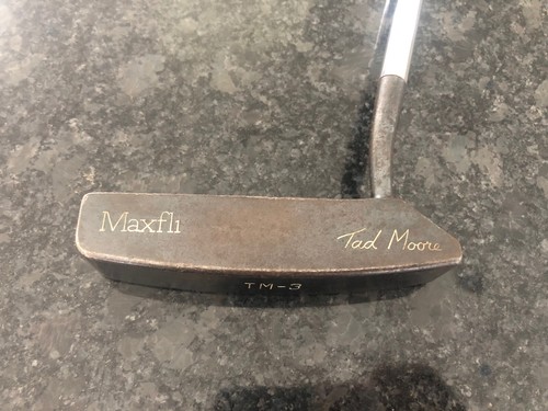 Vintage Maxfli TAD MOORE TM-3 Right-Handed Golf Club Putter