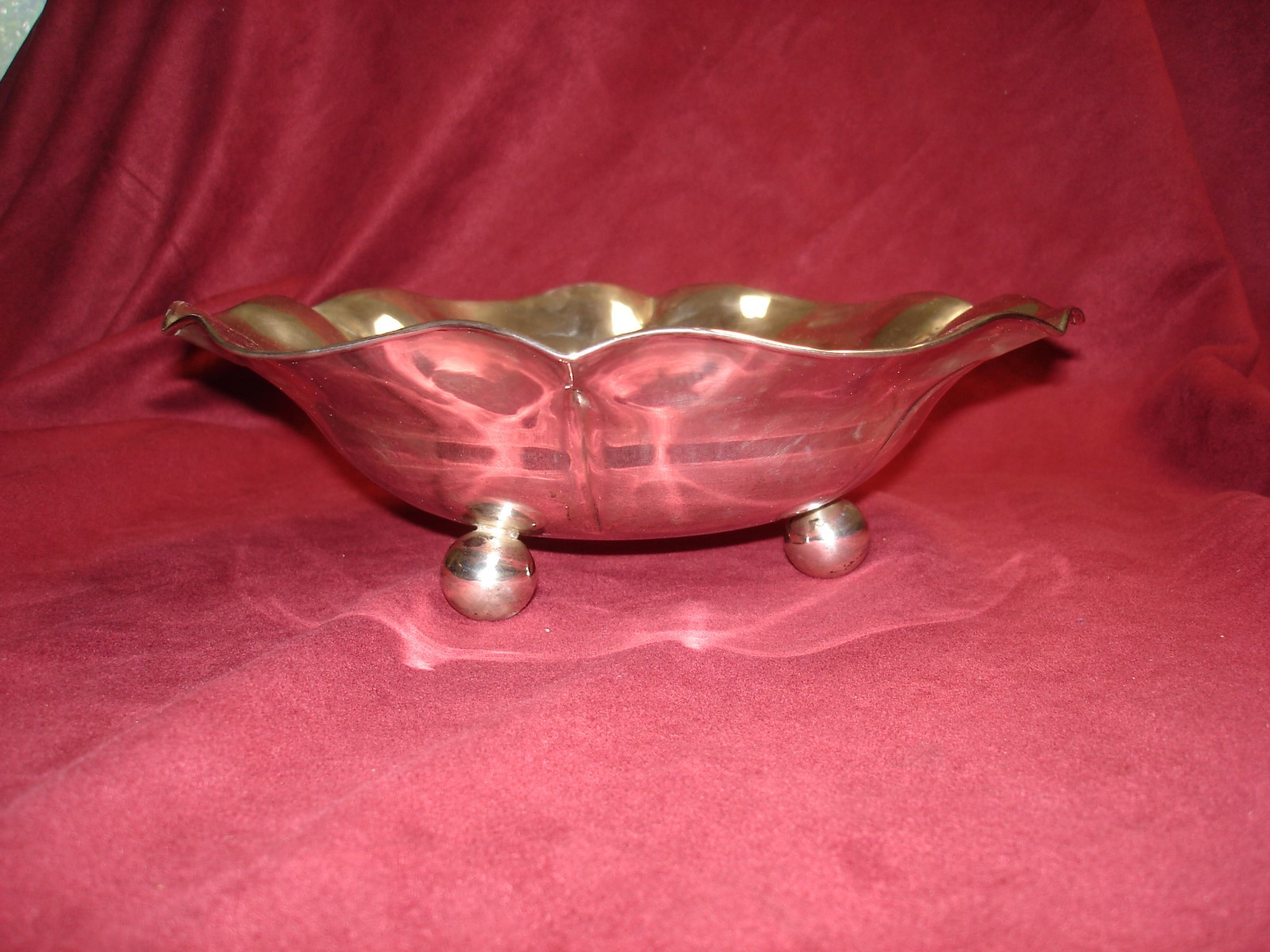 JUVENTINO LOPEZ REYES STERLING SILVER MODERNIST LARGE CENTER BOWL