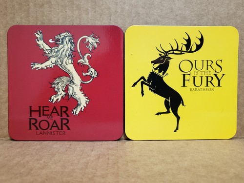 Dark Horse Deluxe HBO Game of Thrones 4 Sigil Coaster Set Coasters