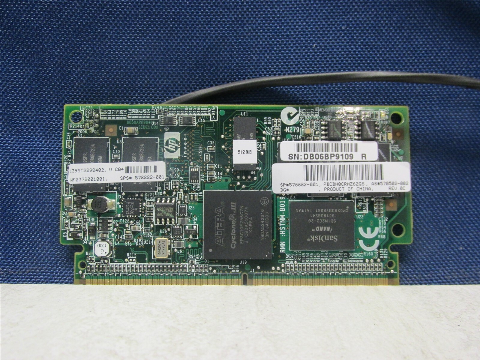 Lot of 3 HP Smart Array 512MB FBWC Memory P410 P411 P212 Battery 571436-002