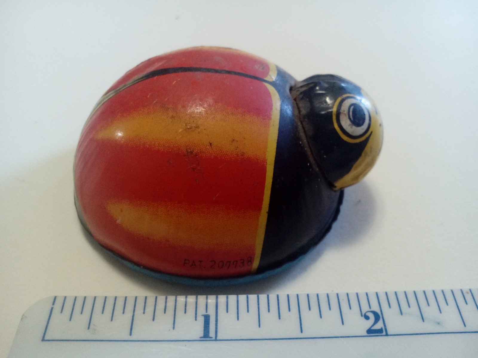 Lady Bug  Toy Made in Japan Vintage Metal