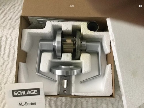 Schlage AL40S SAT 626 AL-Series Bedroom/Bathroom privacy lock