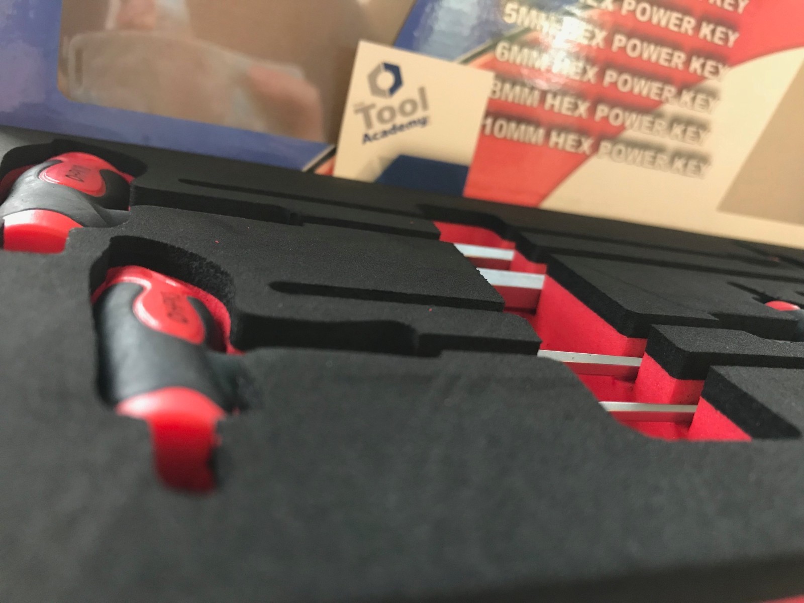 Britool Hallmark 8 Pce Hex Allen THandle Key Wrench Set in Foam Holder