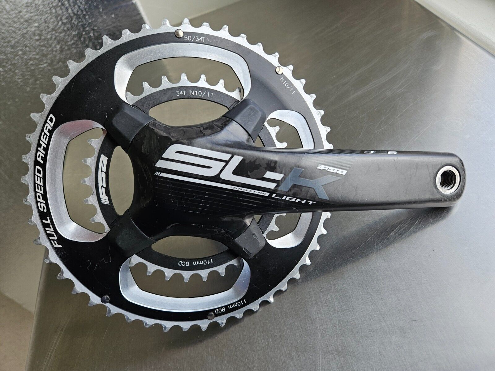FSA SL-K Light Carbon 11 Speed Crankset - Black (CK-OSC8683/86) FSA SL-K Light Carbon 11 Speed Crankset - Black (CK-OSC8683/86)
