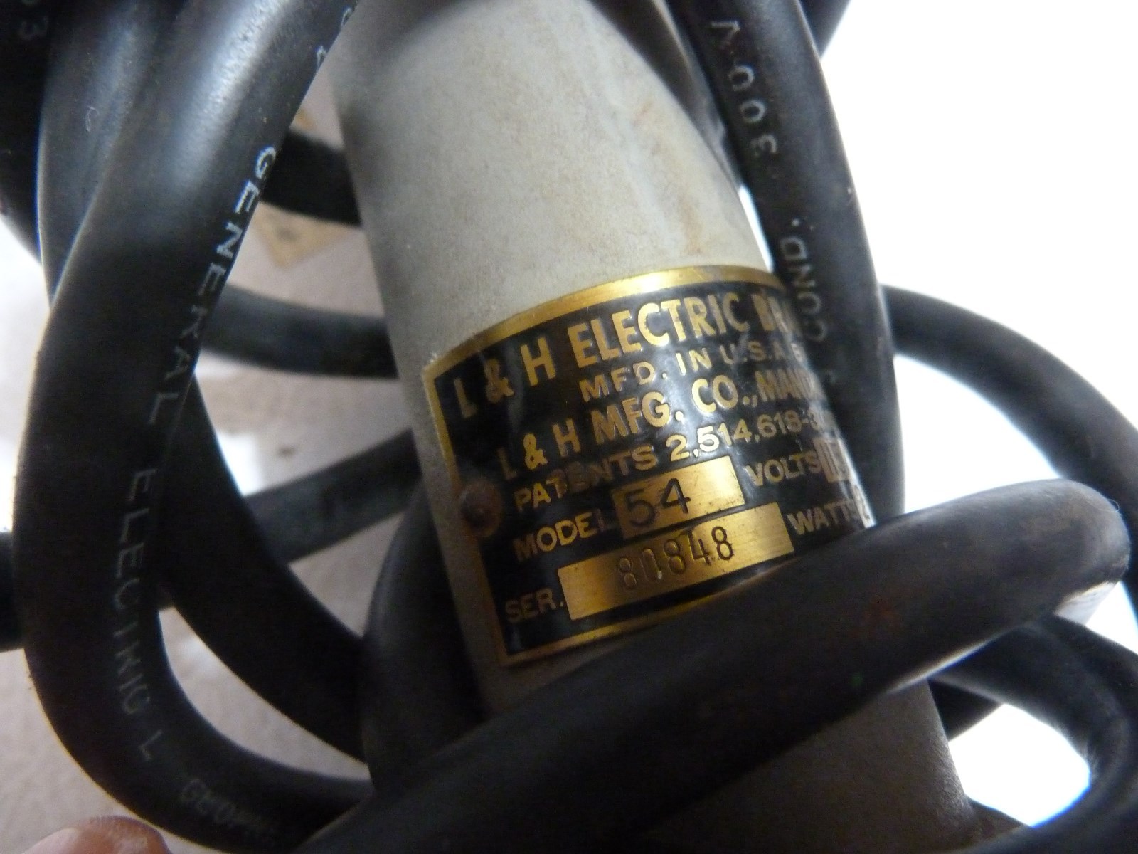 Electric Branding Iron Set of Numbers 3