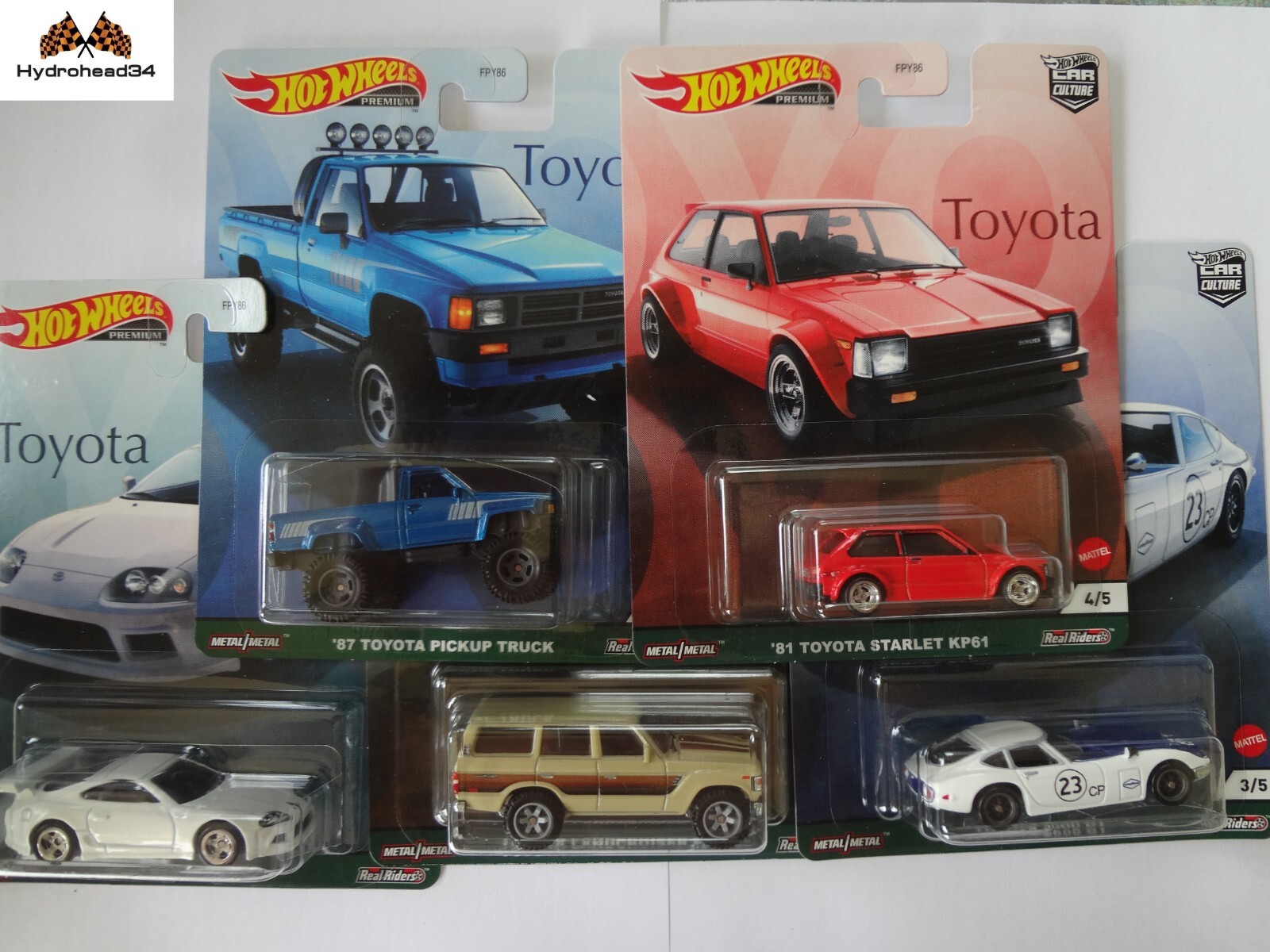 HotWheels CarCulture Toyota ５台セット Hot Wheels HW Off Road 5 Piece Set Car Culture Series