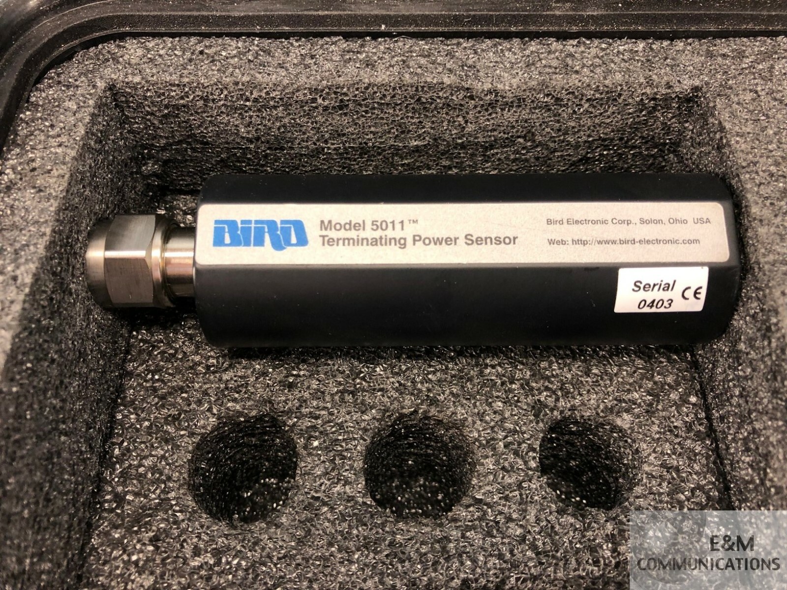 BEC-5000 BIRD MODEL 5000 DIGITAL POWER METER W/ 5011 TERMINATING POWER SENSOR A5