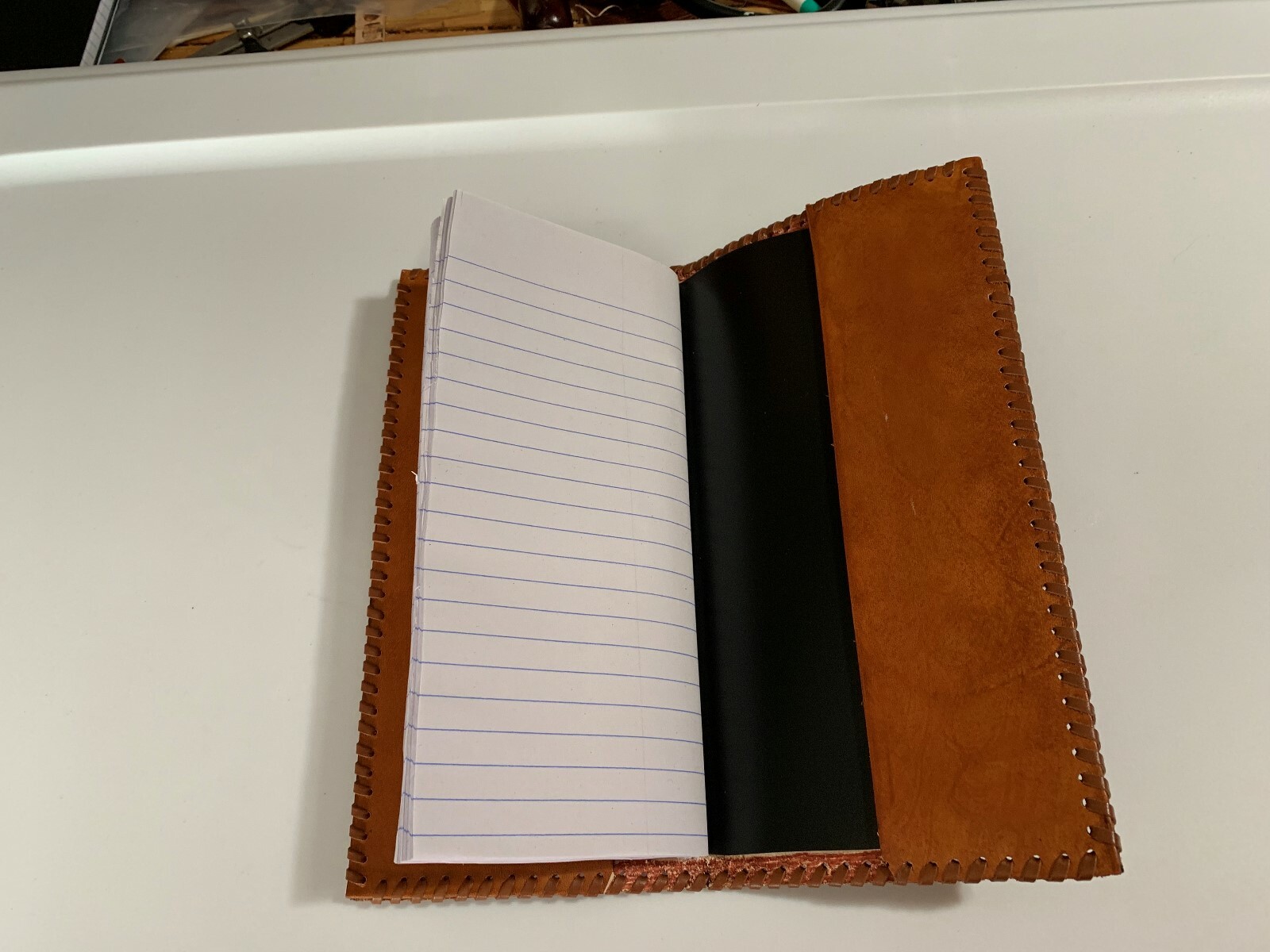 Oil Field Leather Pipe Tally Book Cover 8.75