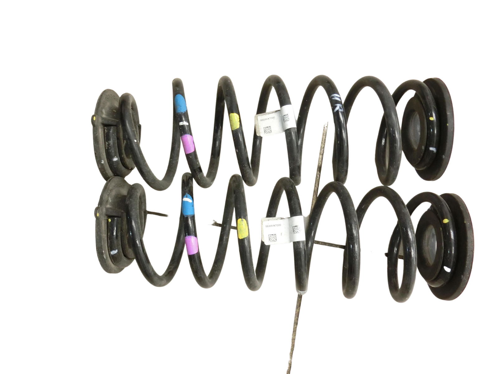 sia Molla Molleggio posteriore 1x giallo blu Rosa per Hyundai I10 III - Bild 1