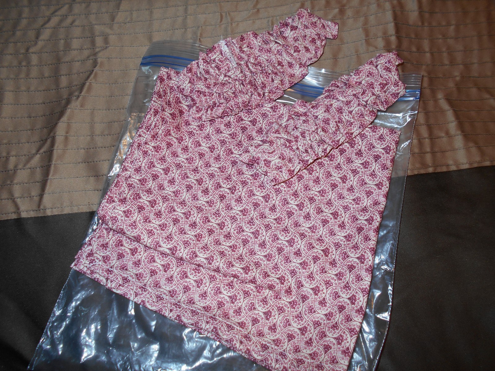 COTTON  GARTER SET BANDANA OLD WEST COWBOY SASS