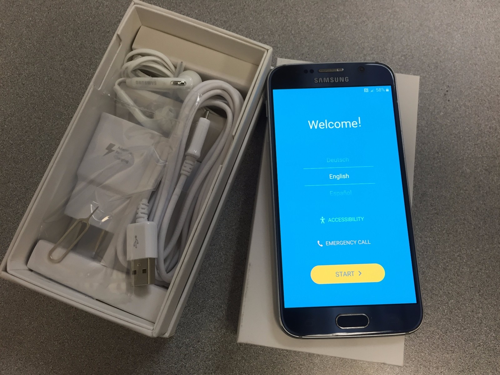 samsung galaxy s6 smg920a 32gb unlocked black g920a android 4g lte