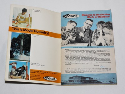 Estes Model Rocketry Catalog # 701 Paperback 1970