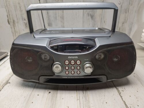 AIWA CSD-FD79U CD-R/RW/AM-FM Boom Box Cassette UNTESTED As