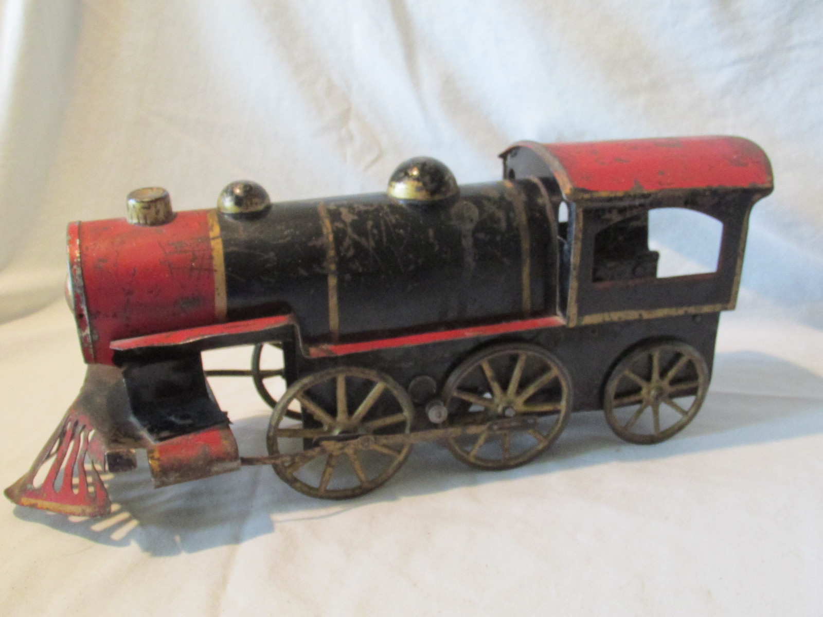 Antique Rare Early Train Steam Engine 1900s Metal Tin Large 16